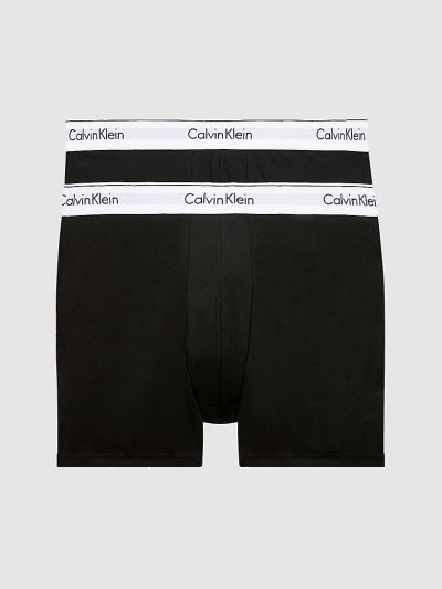 Calvin Klein Underwear HU957413 | Calvin Klein Modern Cotton Plus Size 2 Pack Férfi Rövidnadrág Feke
